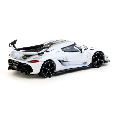 Koenigsegg Jesko Attack - Vit - GLOBAL64 Tarmac Works - 1:64