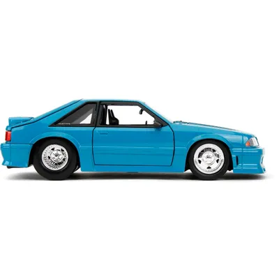 1989 Ford Mustang GT - Blå - Fast & Furious - Jada - 1:24