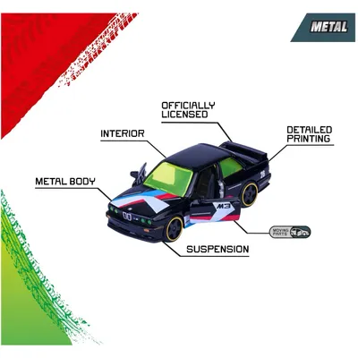 Neon Racers - Storpack med 13 bilar - Majorette