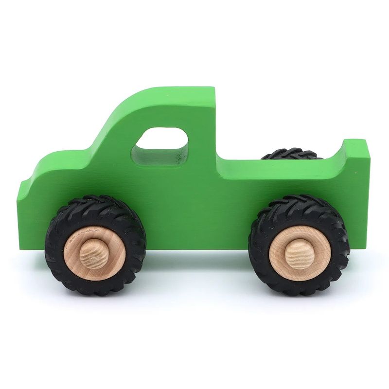 Träbil Pickup Henry - Grön