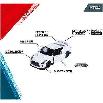 Nissan Giftpack med fem leksaksbilar - Majorette