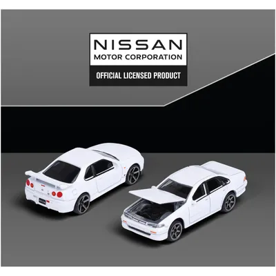 Nissan Giftpack med fem leksaksbilar - Majorette