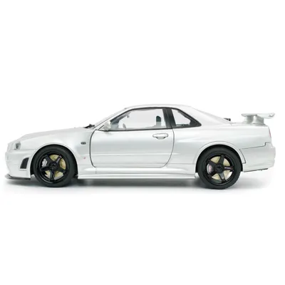Nissan Skyline GT-R (BNR34) Nismo Parts - Silver - 1999 - Solido - 1:18