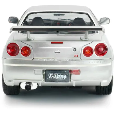 Nissan Skyline GT-R (BNR34) Nismo Parts - Silver - 1999 - Solido - 1:18