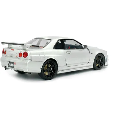 Nissan Skyline GT-R (BNR34) Nismo Parts - Silver - 1999 - Solido - 1:18