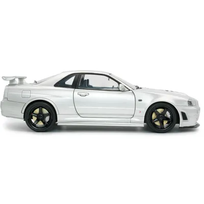 Nissan Skyline GT-R (BNR34) Nismo Parts - Silver - 1999 - Solido - 1:18