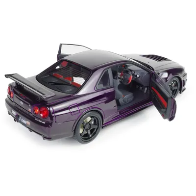 Nissan Skyline GT-R (BNR34) Z-Tune - Lilla - 1999 - Solido - 1:18