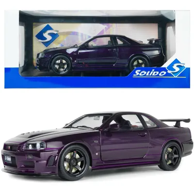 Nissan Skyline GT-R (BNR34) Z-Tune - Lilla - 1999 - Solido - 1:18