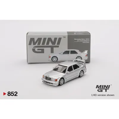 Mercedes-Benz 190 E 2.5-16 Evolution II - Astral Silver - Mini GT - 1:64