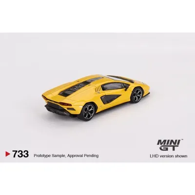 Lamborghini Countach LPI 800-4 - Gul - 733 - Mini GT - 1:64