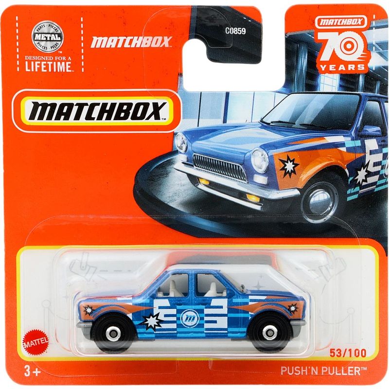 Push'n Puller - Blå - Matchbox 70 Years - Matchbox