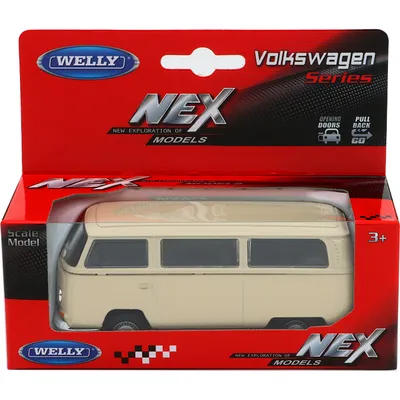 Volkswagen T2 Bus - 1972 - Beige - Welly - 11 cm