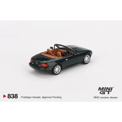 Mazda MX-5 Eunos Roadster V-Special - Grön - Mini GT - 1:64