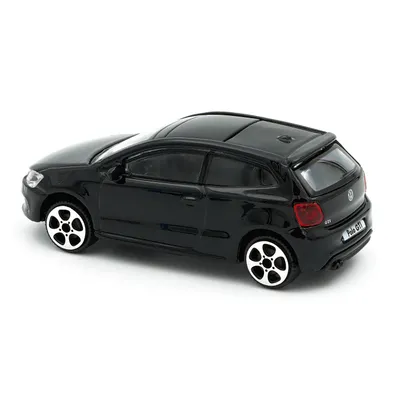 Volkswagen Polo Mk5 GTI - Svart - Bburago - 9 cm