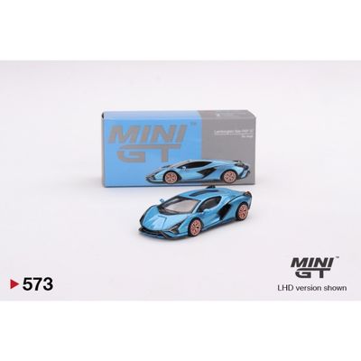 Lamborghini Sián FKP 37 - Blå - 573 - Mini GT - 1:64