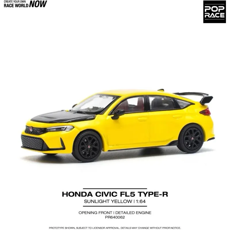 Honda Civic Type R FL5 - Gul - Pop Race - 1:64