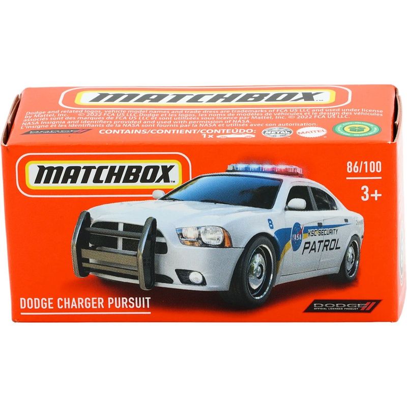 Dodge Charger Pursuit - Vit - Power Grab - Matchbox