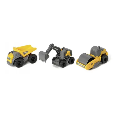 Volvo Construction 3-Pack - Byggfordon - Dickie Toys - 9 cm