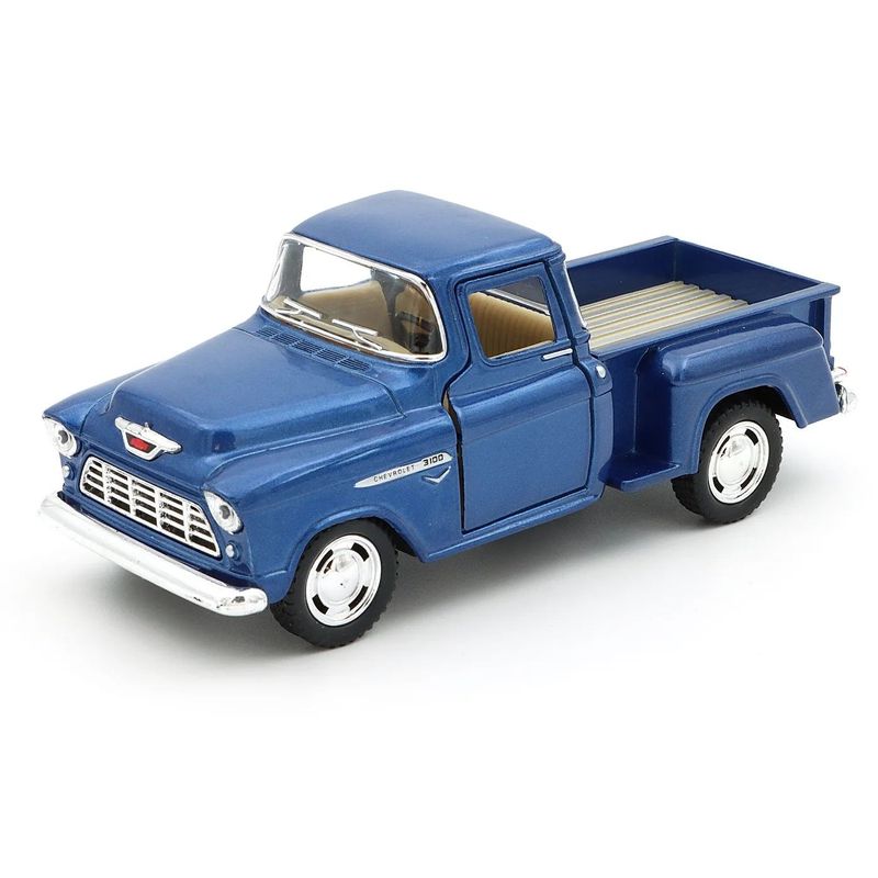 1955 Chevy Stepside Pick-up - Kinsmart - 1:32 - Blå