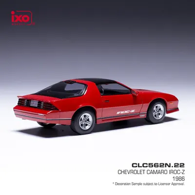 Chevrolet Camaro Iroc-Z - 1986 - Röd - Ixo Models - 1:43