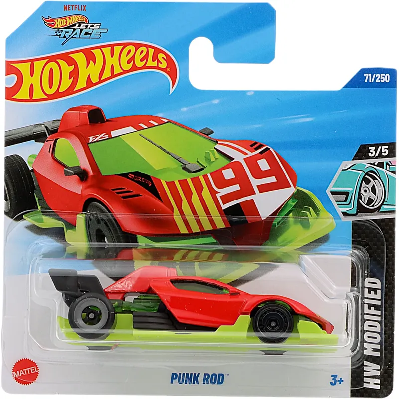 Punk Rod - Röd - HW Modified - Let's Race - 71/250 - Hot Wheels