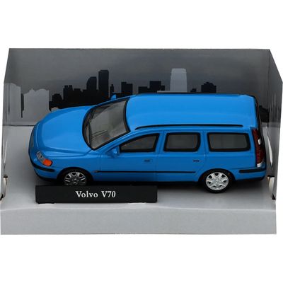 Volvo V70 - Blå - 2008 - Cararama - 1:43