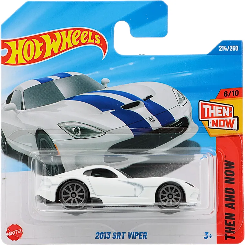 2013 SRT Viper - Vit - Then And Now - 214/250 - Hot Wheels