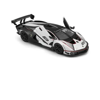 Lamborghini Essenza SCV12 - Vit / Svart - Bburago - 1:24