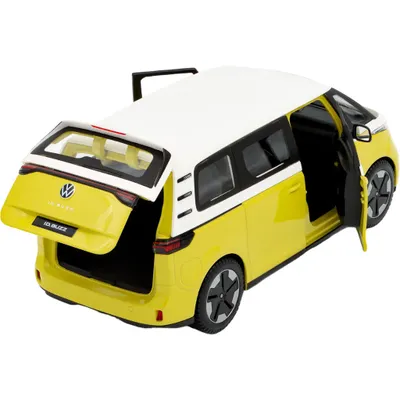 Volkswagen ID. Buzz - 2023 - Gul och Vit - Maisto - 1:24