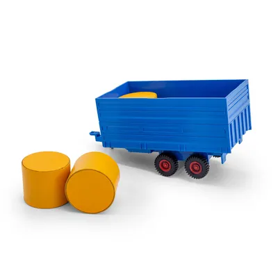 Traktor med høvogn - New Holland T7.315 - Bburago