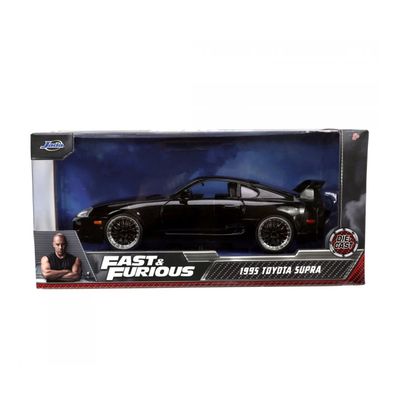 1995 Toyota Supra - Fast & Furious - Svart - Jada Toys 1:24