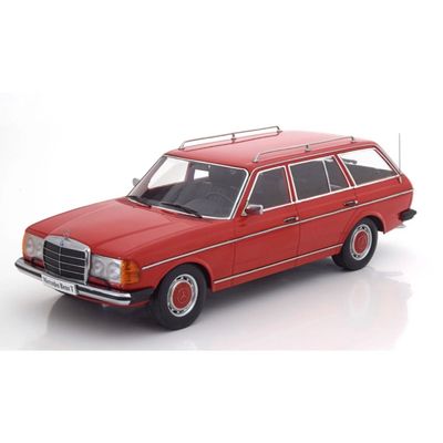 Mercedes 250T W123 1978-1982 - Röd - KK-Scale - 1:18