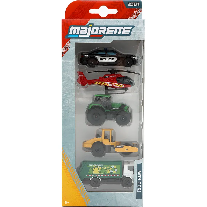 5-pack med Leksaksbilar från Majorette