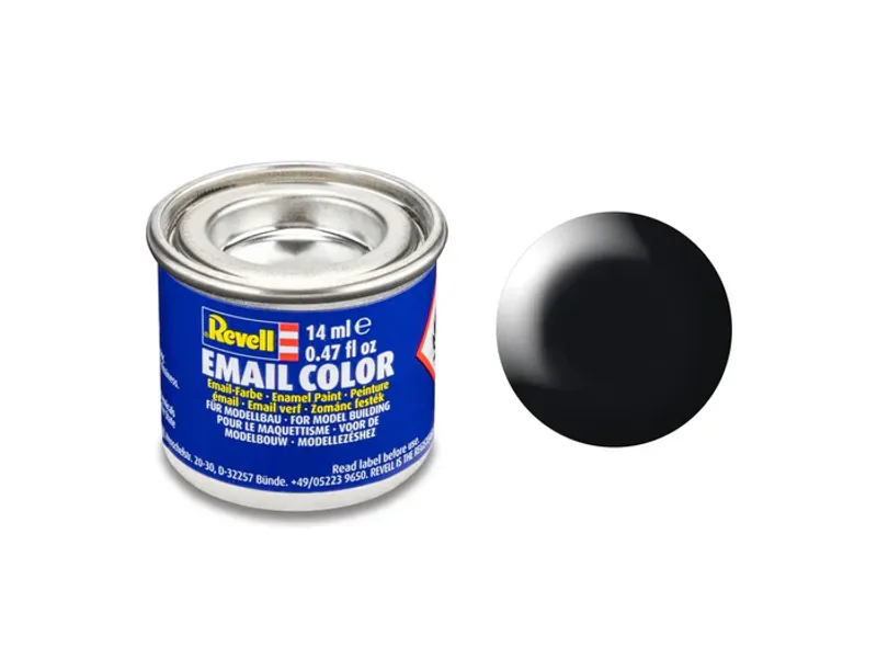 Silk "Black" - 302 - RAL 9005 - Emaljfärg - Revell