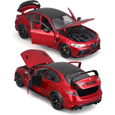 Alfa Romeo Giulia GTAm - 2020 - Röd - Bburago - 1:18