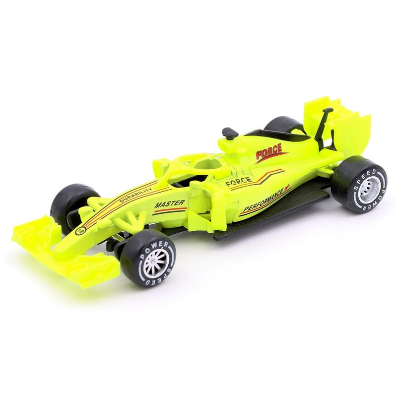 Formel 1 leksaksbil - Gul - 13 cm