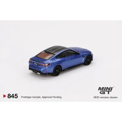 BMW M4 Competition (G82) - Blå - 845 - Mini GT - 1:64