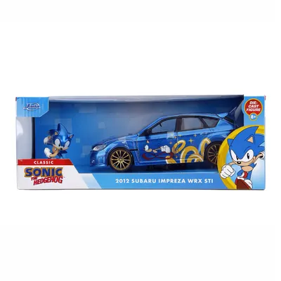 2012 Subaru Impreza WRX STI - Sonic the Hedgehog - Jada Toys - 1:24