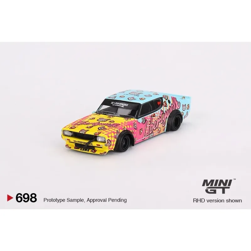 Nissan Skyline Kenmeri Liberty Walk - KUMA - Mini GT - 1:64