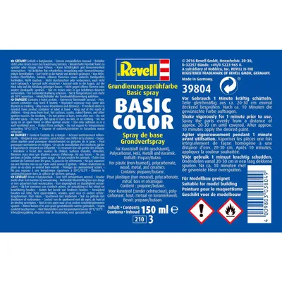 Basic Color - Grundfärg - Spray Primer - 150 ml - Revell