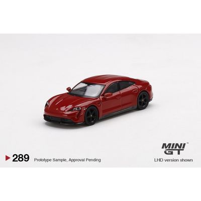 Porsche Taycan Turbo S - Carmine Red - 289 - Mini GT - 1:64