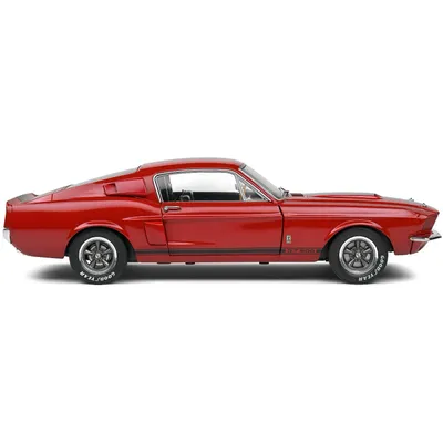 Shelby GT500 - Rød / Sort - 1967 - Solido - 1:18