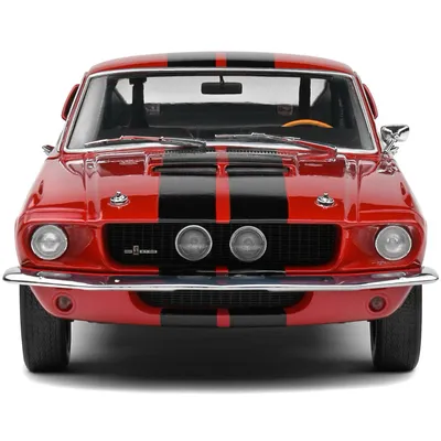 Shelby GT500 - Rød / Sort - 1967 - Solido - 1:18