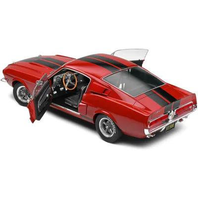 Shelby GT500 - Rød / Sort - 1967 - Solido - 1:18