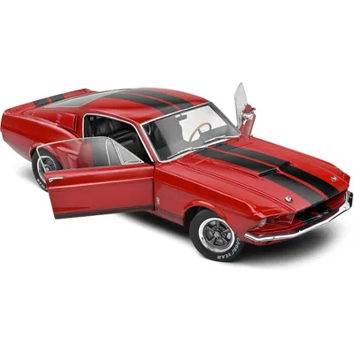 Shelby GT500 - Rød / Sort - 1967 - Solido - 1:18