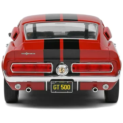 Shelby GT500 - Rød / Sort - 1967 - Solido - 1:18
