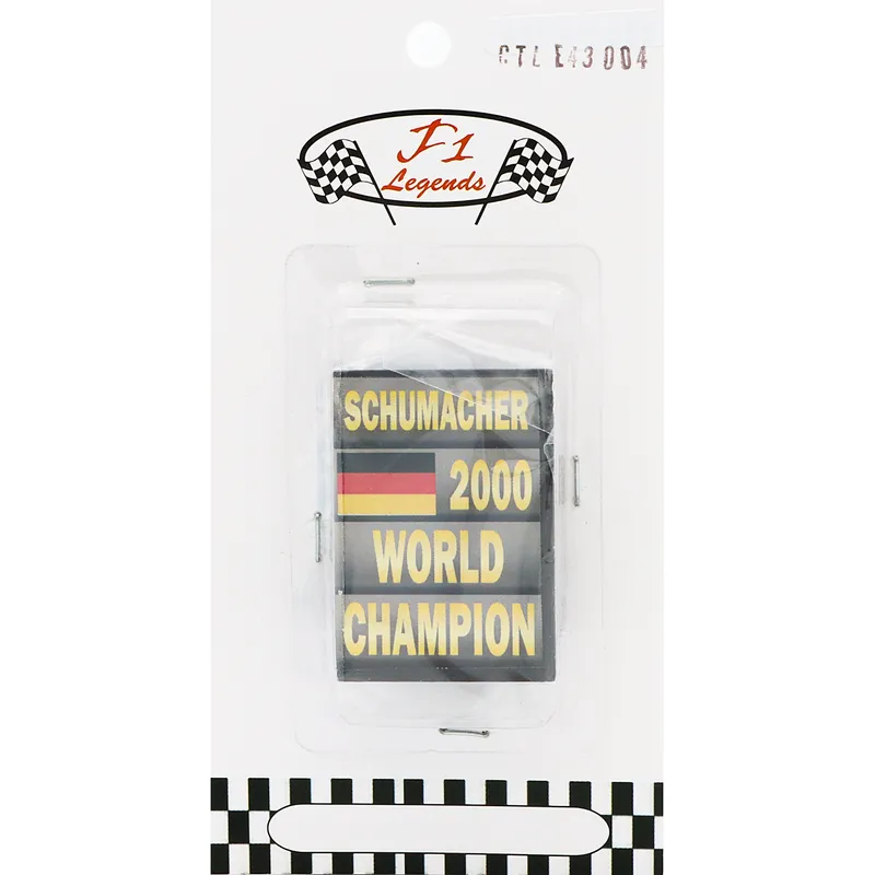Michael Schumacher - Pit Board 2000 - F1 Legends - Cartrix - 1:43