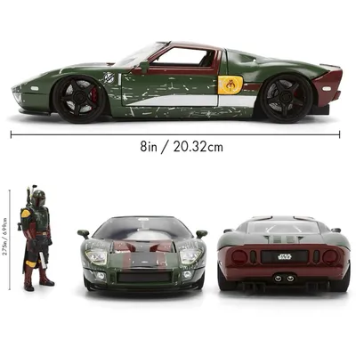 Boba Fett & 2005 Ford GT - Star Wars - Jada Toys - 1:24