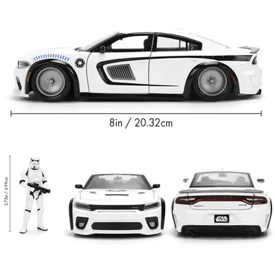 Stormtrooper & 2021 Dodge Charger SRT Hellcat - Star Wars - Jada Toys - 1:24
