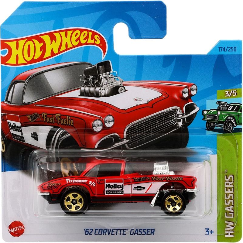 62 Corvette Gasser - HW Gassers - Röd - Hot Wheels